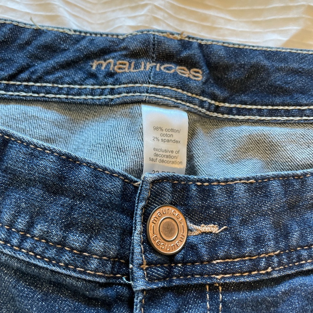 Maurices Bootcut dark wash jeans size 22